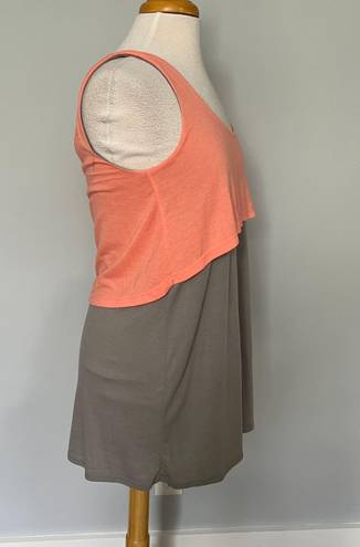 Lucca Couture Light Gray Pink Sleeveless Tank Top