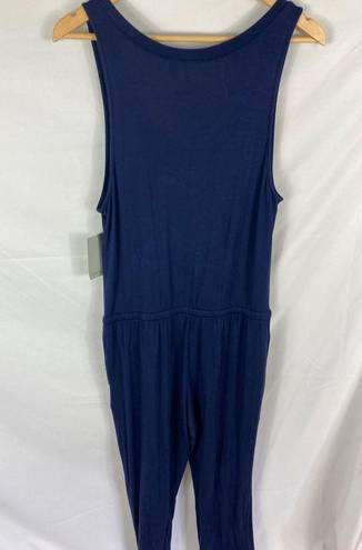 Nordstrom NWT  Navy Blue Sleeveless Jumpsuit Size Medium