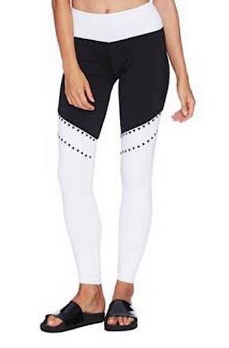 Beach Riot Black And White Studded Leggings