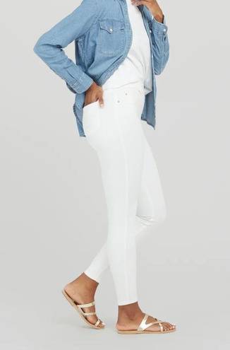 Spanx White High Waisted Shaping Stretch Denim Ankle Skinny Jeans NEW