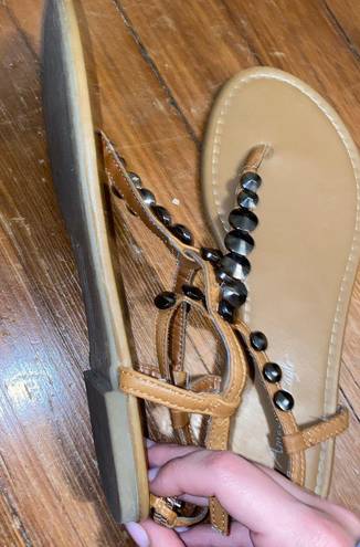 American Eagle  studded flat sandals 