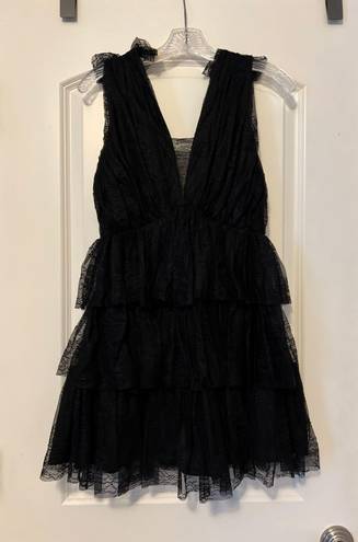 Lulus Black Tulle Dress 