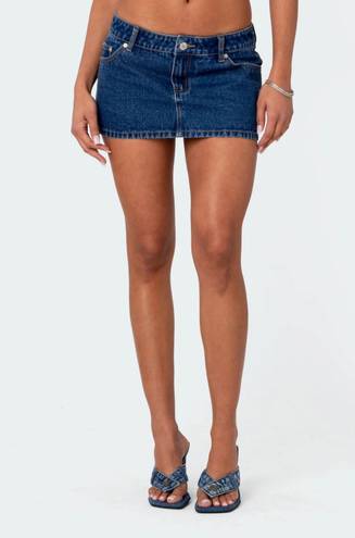 Edikted low rise mini skirt