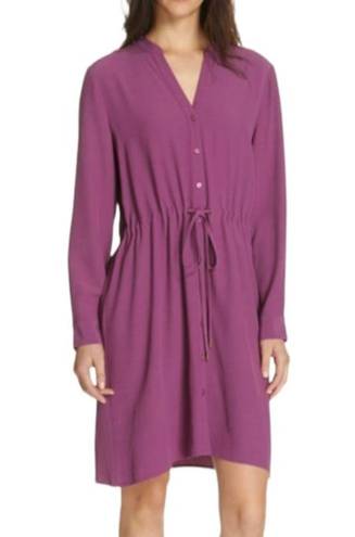 Eileen Fisher  Drawstring Shirtdress In Curan XXS