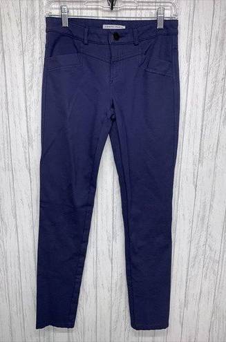 Tempo Paris Womens Size 2  Dark Blue Skinny Pants EUC