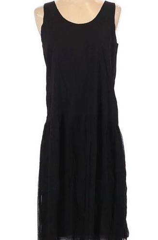 Eileen Fisher  black silk Dress