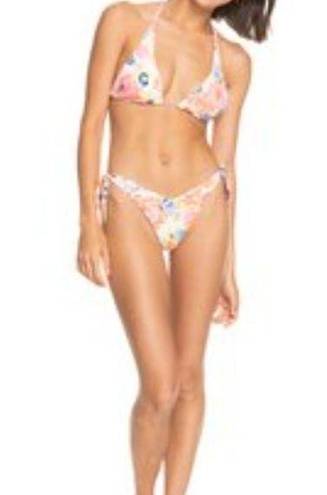 Roxy NWT!!  Printed Beach Classics Cheeky Hi Leg Bikini Bottom Size XS