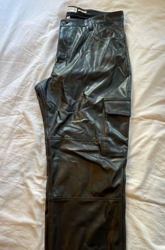Abercrombie & Fitch Curve Love Faux Leather Pants