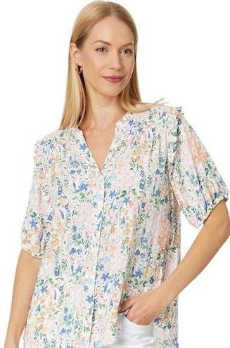 Tommy Hilfiger  Seaside Garden ruffle sleeve spring top