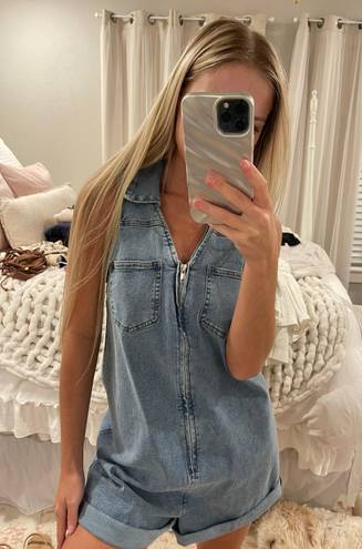 Entro denim romper 