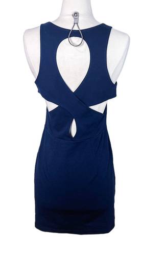 Silence + Noise Blue Cut Out Bodycon Dress