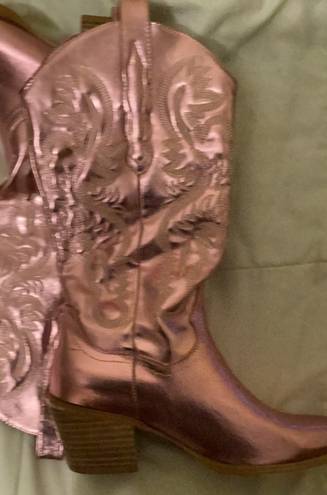 Cowboy / Cowgirl Boots Pink Size 6