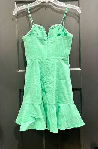 idem Ditto Strapless Green dress