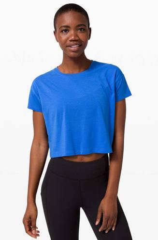 Lululemon blue cates tee