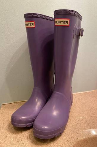 Hunter Purple Rain Boots