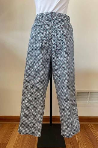 Krass&co Khakis &  womens geometric print Cropped pants size 16