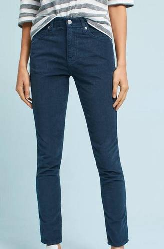 Krass&co NWT The Cords &  “Hey” Corduroy Low Rise Skinny Pants in Raw Indigo size 28/32