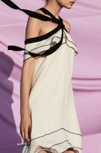 Proenza Schouler NWT.  Off-the-shoulder bow crepe mini dress