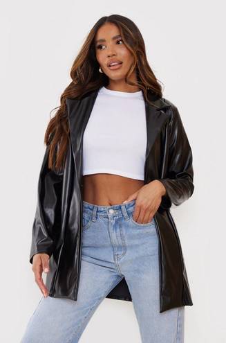 Pretty Little Thing PLT leather jacket