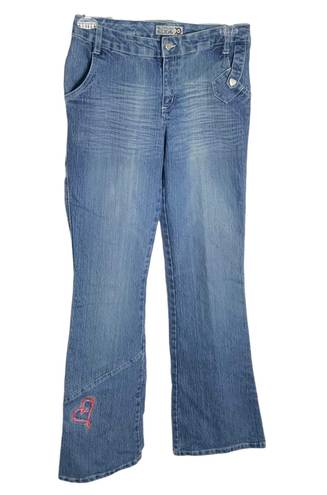 Edge Platinum  Flare/Bootcut Jeans w Stitched heart Jrs 11