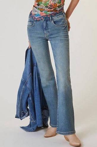 Pilcro  the Demilune Bootcut Jeans Medium Wash Size 25