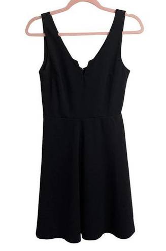 The Row  A Deep V Neck Sleeveless Black Mini Cocktail Dress