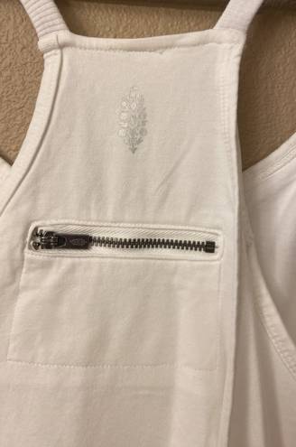 Free People Movement NEW!  Hot Shot Mini Dress WHITE SMALL Boho Athleisure  NEW! $60, without tags