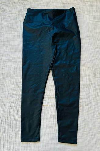 American Eagle AE  Faux Leather High Waist Legging Large Black