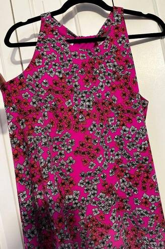 CeCe hot pink sleeveless dress S