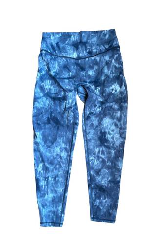 Gymshark Elevate Leggings Lakeside Blue Spray Dye Women’s Size XL Workout Active