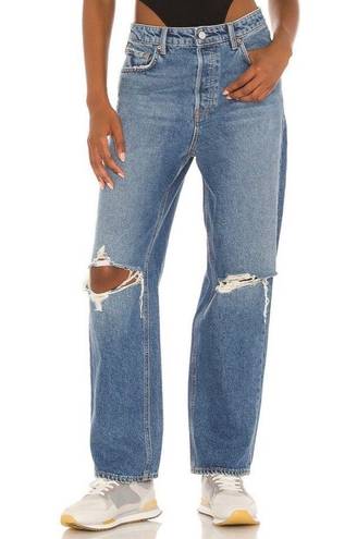 GRLFRND NWT  Amanda Mid Rise Straight Jeans Abbot Kinney