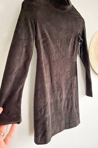 Everlane  | The Velour Mini Dress | Black | NWT | Sz XXS