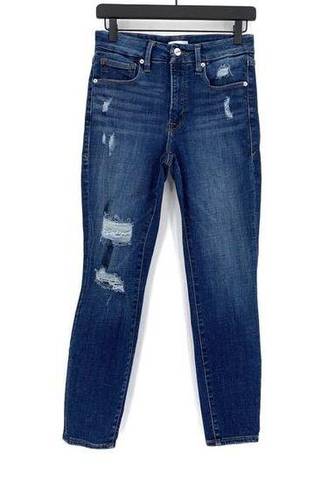 Good American  Good Legs Crop Skinny Jeans Blue Denim 4/27