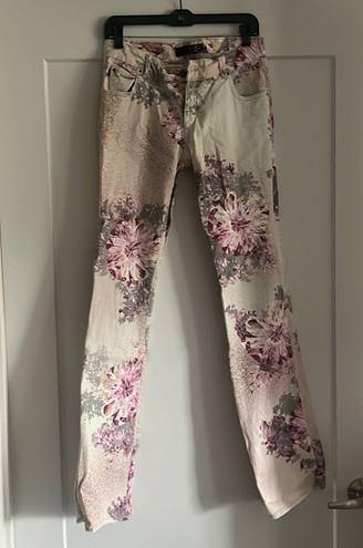 Just Cavalli  floral jeans