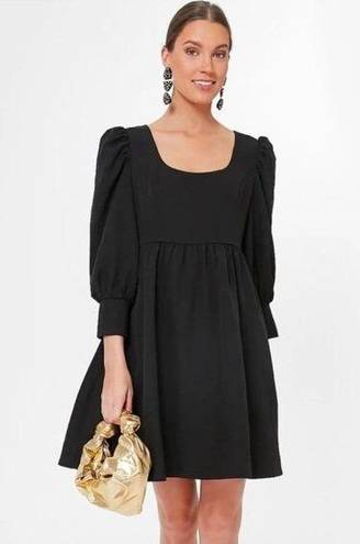 Tuckernuck  Pomander Place Andie Dress Black Small Short Puff Sleeves Cocktail