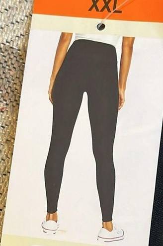 Orvis  cozy leggings fleece lined black high waisted leggings