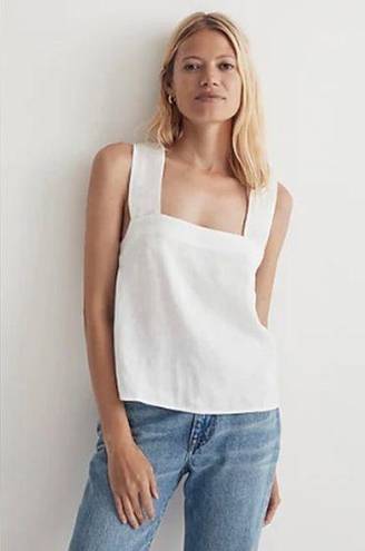 Madewell 100% Linen Crossback Top