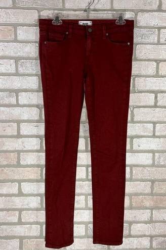 Paige  Skyline Skinny Jeans in Brick Size 28