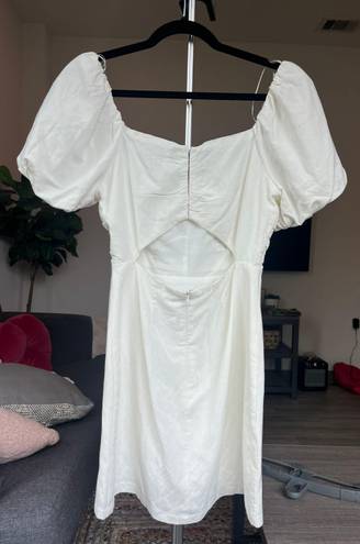 ASTR White Linen Dress