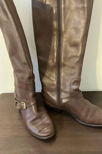 Ralph Lauren Dark Brown Leather Riding Boots