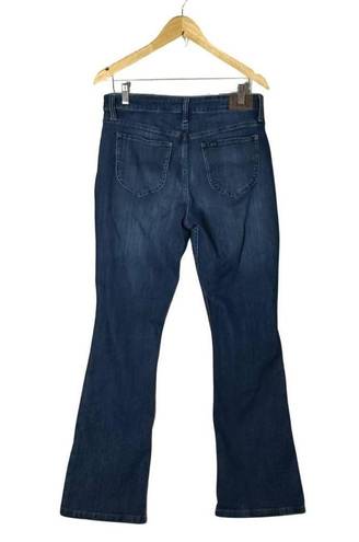 Lee  307 Mid Rise Bootcut Jeans Womens 12 (33X30) Regular Fit Dark Wash Denim