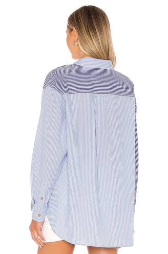 L'Academie The Blaise Top in Blue & White