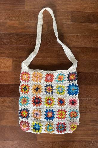 Anthropologie Crocheted Tote