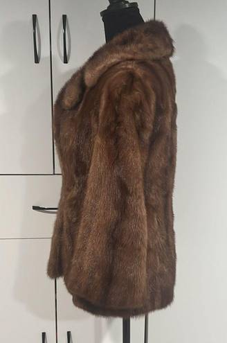 Real mink fur jacket . Size XS