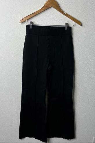 Spanx  The Perfect Pant High Rise Flare Ponte Black Womens Size SP