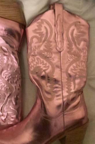 Cowboy / Cowgirl Boots Pink Size 6