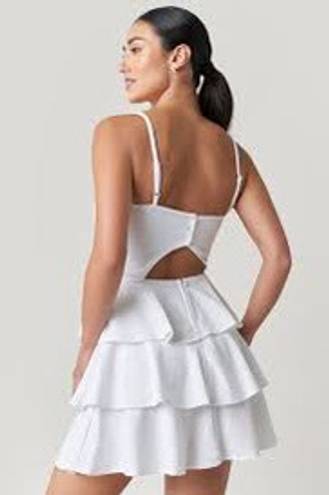 Francesca's White Graduation Dress