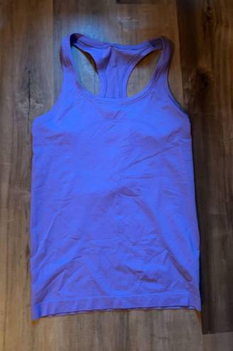 Swiftly Tech Racerback Tank Purple Size 4