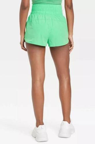 Joy Lab green high waisted pull on athletic shorts