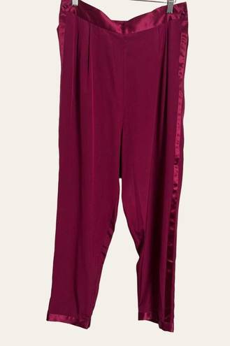 Bordeaux Fleur Du Mal  High Waist Dressy Tuxedo Pants Size 4